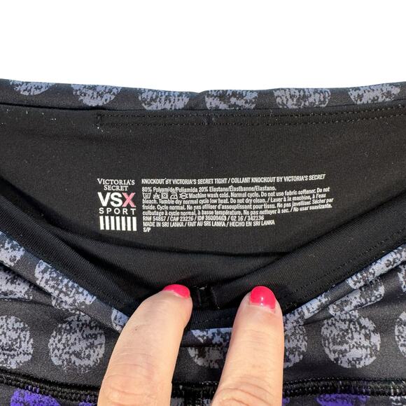 Victorias Secret VSX Sport Collant Knockout Tights Womens S/P Athletic Leggings - Picture 4 of 7